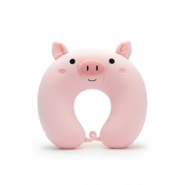 Gối Kê Cổ Thú Bông “Piggy Rest”